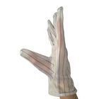 M / L glissent non d'anti gants statiques de paume avec la main rayée de polyester de 10mm de retour